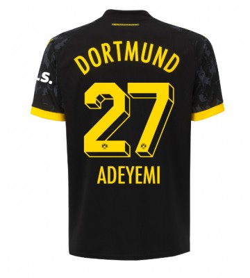Borussia Dortmund Karim Adeyemi #27 Replika Udebanetrøje 2023-24 Kortærmet
